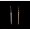 Image 1 : 0.55ctw Diamond Earrings - 14KT Rose Gold