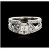 Image 1 : 18KT White Gold 2.73ctw Diamond Ring
