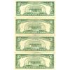Image 2 : 1963 $5 Red Seal Bill Lot of 4