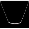 Image 1 : 0.75ctw Diamond Necklace - 14KT White Gold