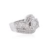 Image 2 : 14KT White Gold 2.44ctw Diamond Ring