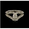 Image 1 : 1.34ctw Diamond Ring - 18KT White Gold