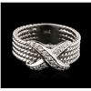 Image 1 : 14KT White Gold 0.18ctw Diamond Ring