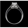 Image 3 : 14KT White Gold 1.12ctw Diamond Ring