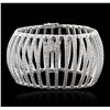 Image 1 : 18KT White Gold 12.60ctw Diamond Bracelet