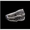 Image 2 : 2.13ctw Black Diamond Ring - 14KT White Gold