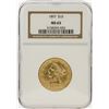 Image 1 : 1897 NGC MS63 $10 Liberty Head Eagle Gold Coin