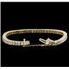 Image 3 : 5.67ctw Diamond Tennis Bracelet - 14KT Yellow Gold