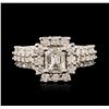 Image 1 : 14KT White Gold EGL USA Certified 2.29ctw Diamond Ring