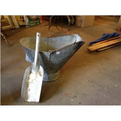 Coal Pail w/ Shovel