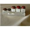 Image 2 : 1940's Salt & Pepper Set w/ tray