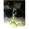 Image 1 : Depression Green Glass Oil Lamp