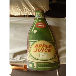 Apple Juice Sign Tin