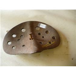 Vintage Cast Iron Grinder Seat