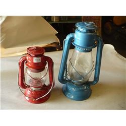 Deitz Oil Lamps Pair