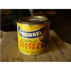 Squirrel Peanut Butter with Paper Label
