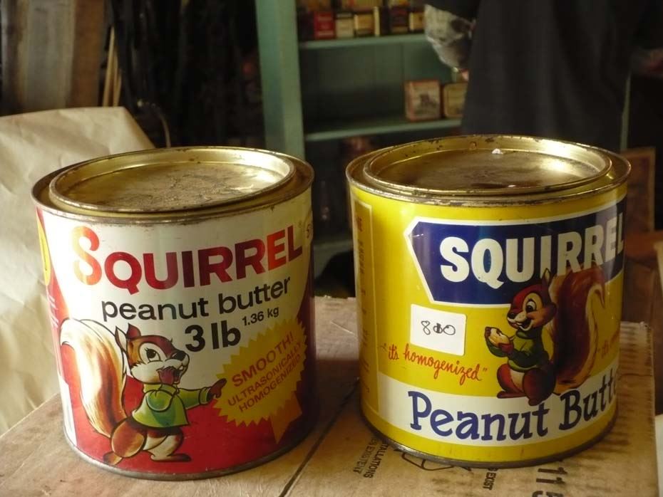 Squirrel Peanut Butter Tins 2