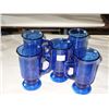 Image 1 : Cobalt Blue Cups Set of 6