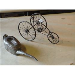 Vintage Oiler & Bicycle