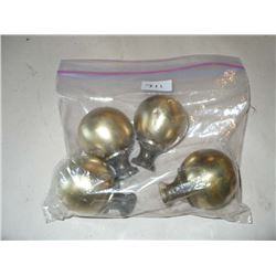 Wrought Iron Brass Tops