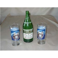 Gingerale Bottle 2 Glasses