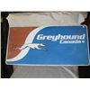 Image 1 : 1960's Greyhound Bus Tin sign 24x48