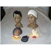 Image 1 : Fijian Bosson Heads/Chalk ware heads