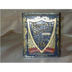 Royal Shield Tea Tin 1920's