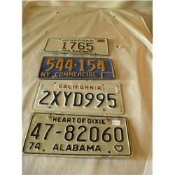 Assorted License Plates