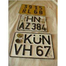 Assorted License Plates