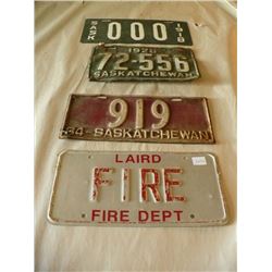 Assorted License Plates