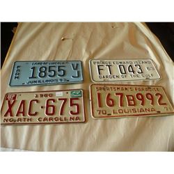 Assorted License Plates