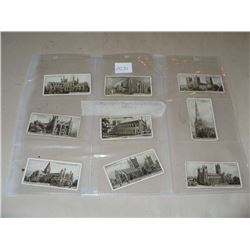 Church Mans Cig Cards 1930's