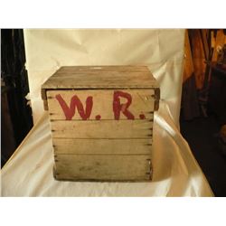 Vintage Wooden Egg Crate