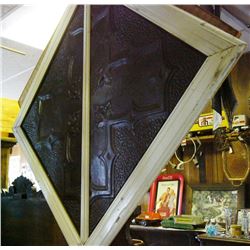 Diamond Framed Tin Tile