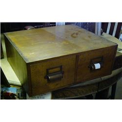 Two Drawer Maple Filer