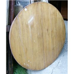Round Maple Table Top
