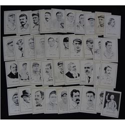 1950 CALLAHAN PARTIAL CARD SET (41 cards)  light staining on top of card