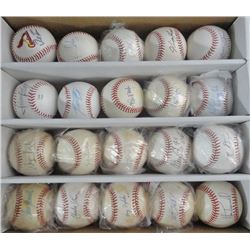 20  AUTOGRAPHED BASEBALLS, ALAN TRAMMELL, STEVE GARVEY, LENNY DYKSTRA,TOM SEAVER