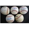 Image 1 : 5 - AUTOGRAPHED BASEBALLS - LUIS GONZALEZ, FRANK TORRE, SCHOENDIENST, ZIMMER &