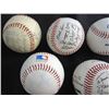 Image 2 : 7 - BASEBALLS - FACSIMILE SIGNATURES  or   UNIDENTIFIED  SIGNATURES