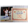 Image 1 : PETE ROSE 4000th HIT CERTIFICATE SIGNED w/COA & AUTOGRAPHED 8x10 PHOTO w/COA