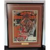 Image 1 : BLUE EDWARDS AUTOGRAPHED SPORTS ILLUSTRATED MATTED & FRAMED 12x15  FRAME