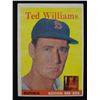 Image 1 : 1958 TOPPS #1 TED WILLIAMS EX+