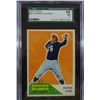 Image 3 : HIGH GRADE 1960 FLEER FOOTBALL LOT - ALL SGC NM to NM/MT+  9 CARDS - KEMP ROOKIE