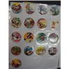 Image 2 : Lot of 350+ POGS in Binder : Pool Ball, Walt Disney, Rohk, Power Ranger,