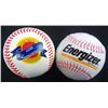 Image 1 : 2 BASEBALLS: 1990's Energizer Bunny Logo Promo Baseball & Babe Ruth 100th