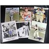 Image 1 : 6 - AUTOGRAPHED PHOTO'S, MANTLE, MATHEWS, IRVIN, FELLER, KELL, HARDER