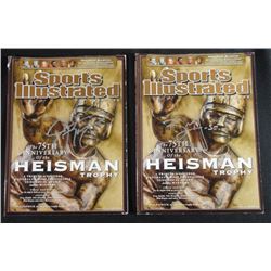 2-Autographed Sports Illustrated Johnny Manziel & Braxton Miller