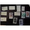 Image 1 : 400+ Autographed/Signed 3x5 Index Cards, Mostly Baseball, some personalized,